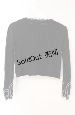 画像3: JESUS DIAMANTE / ローズレースカーディガン  クロ O-25-12-08-050-JE-TO-IG-OS