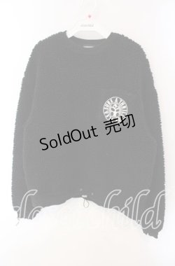 画像1: Candy Stripper / PUFFY BOA トップス  ブラック O-25-12-08-060-PU-TO-IG-OS