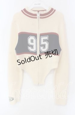 画像1: Candy Stripper / 95 KNIT BODYSUITS ボディースーツ  アイボリー O-25-12-08-062-PU-TO-IG-OS