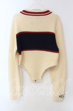 画像3: Candy Stripper / 95 KNIT BODYSUITS ボディースーツ  アイボリー O-25-12-08-062-PU-TO-IG-OS