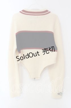 画像3: Candy Stripper / 95 KNIT BODYSUITS ボディースーツ  アイボリー O-25-12-08-062-PU-TO-IG-OS