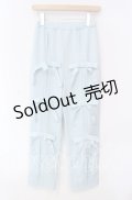 Candy Stripper / IMMATURE RIBBON PANTS  サックス O-25-12-08-063-PU-PA-IG-ZT515