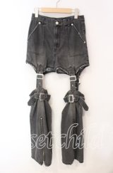 Candy Stripper / CHEEKY BELTED DENIM PANTS パンツ  ブラック O-25-12-08-067-PU-PA-IG-OS
