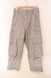 Candy Stripper / CND LOGO CARGO パンツ  グレー O-25-12-08-069-PU-PA-IG-OS