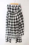 Candy Stripper / WRAP CHECK パンツ  ホワイト×ブラック O-25-12-08-071-PU-PA-IG-OS