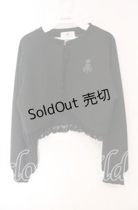 m petit by misako / MSKバラBフリルボレロ M クロ O-25-12-08-073-LO-TO-OW-OS