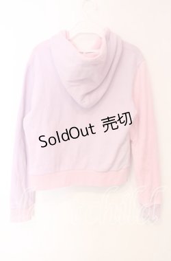 画像3: MILK / ハートポケットパーカー  ピンク×ラベンダー O-25-12-08-077-ML-TO-IG-OS