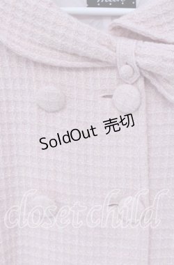 画像2: MILK / ライメツイードコート  ピンク O-25-12-08-078-ML-CO-IG-OS