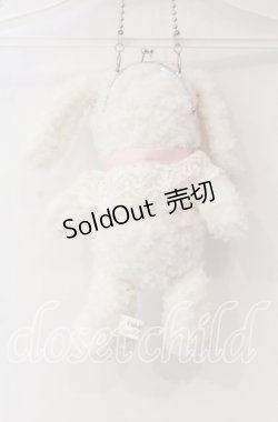 画像3: BABY,THE STARS SHINE BRIGHT / もしもしうさぎちゃんの夢見る小部屋柄セットのうさくみゃポーチ  シロ×ピンク O-25-12-08-001-BA-BG-IG-OS