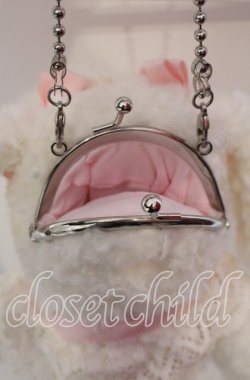 画像4: BABY,THE STARS SHINE BRIGHT / もしもしうさぎちゃんの夢見る小部屋柄セットのうさくみゃポーチ  シロ×ピンク O-25-12-08-001-BA-BG-IG-OS