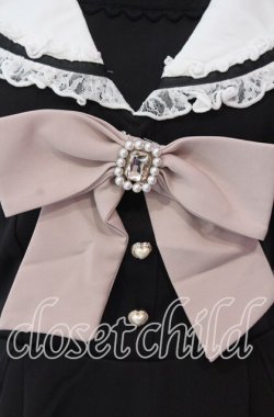 画像2: LIZ LISA / 半袖セーラーカラーセットアップ  クロ×シロ O-25-12-08-002-LO-OP-IG-OS