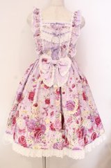 BABY,THE STARS SHINE BRIGHT / スローモーションブーケ〜あの日の私の想い〜柄ジャンパースカートII  ラベンダー O-25-12-08-013-BA-OP-OW-OS