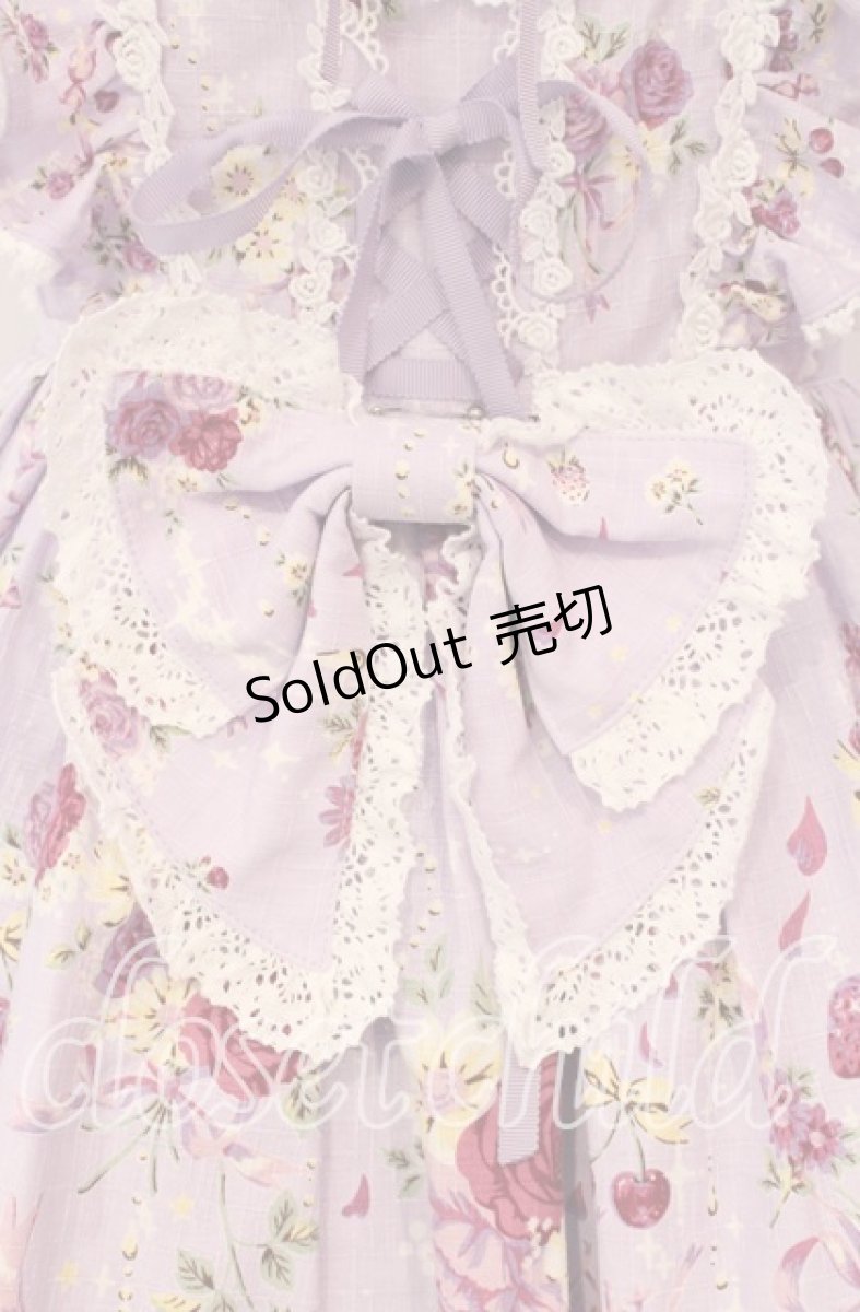 画像3: BABY,THE STARS SHINE BRIGHT / スローモーションブーケ〜あの日の私の想い〜柄ジャンパースカートII  ラベンダー O-25-12-08-013-BA-OP-OW-OS (3)