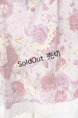 画像4: BABY,THE STARS SHINE BRIGHT / スローモーションブーケ〜あの日の私の想い〜柄ジャンパースカートII  ラベンダー O-25-12-08-013-BA-OP-OW-OS