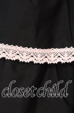 画像3: BABY,THE STARS SHINE BRIGHT / リボンミルキーシュガージャンパースカート  クロ×ピンク O-25-12-08-014-BA-OP-OW-OS (3)