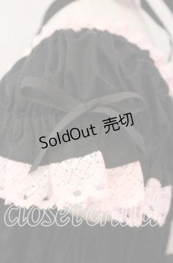 画像5: BABY,THE STARS SHINE BRIGHT / リボンミルキーシュガージャンパースカート  クロ×ピンク O-25-12-08-014-BA-OP-OW-OS