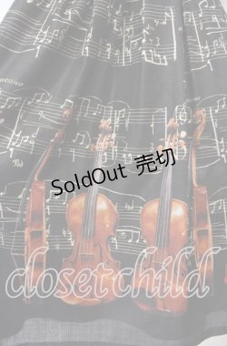 画像3: Leur Getter / Vintage Musical Noteキャミワンピース  クロ O-25-12-08-015-LU-OP-IG-OS