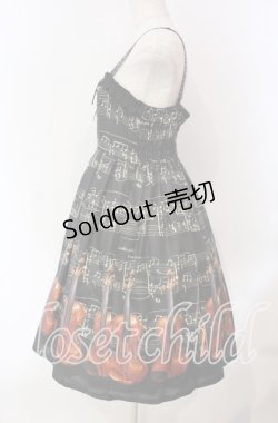 画像4: Leur Getter / Vintage Musical Noteキャミワンピース  クロ O-25-12-08-015-LU-OP-IG-OS