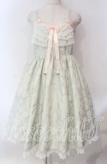 画像1: Angelic Pretty / Silky Fleurジャンパースカート  ミント O-25-12-08-016-AP-OP-IG-OS (1)