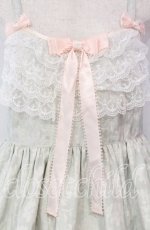 画像2: Angelic Pretty / Silky Fleurジャンパースカート  ミント O-25-12-08-016-AP-OP-IG-OS (2)