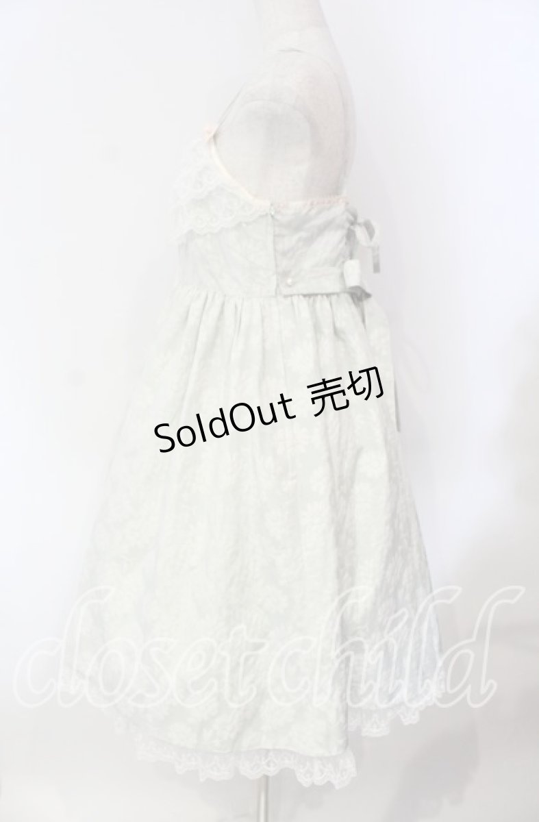 画像4: Angelic Pretty / Silky Fleurジャンパースカート  ミント O-25-12-08-016-AP-OP-IG-OS (4)