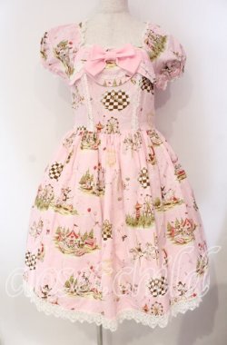 画像1: BABY,THE STARS SHINE BRIGHT / アリスinファンフェアワンピース  ピンク O-25-12-08-003-BA-OP-IG-OS