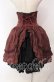 画像5: ALICE and the PIRATES / ロザリーコルセットプリンセススカート  えんじ×クロ O-25-12-08-019-PA-SK-IG-OS (5)