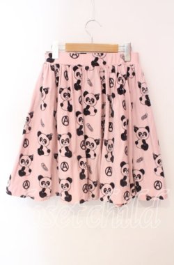 画像2: Candy Stripper / アナーキーパンダptスカート  ピンク O-25-12-09-031-PU-SK-OW-OS