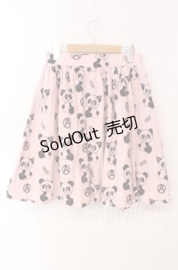 画像2: Candy Stripper / アナーキーパンダptスカート  ピンク O-25-12-09-031-PU-SK-OW-ZT1217U