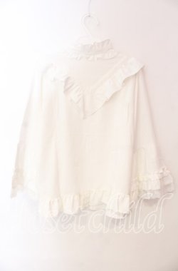 画像4: axes femme / 姫袖風フレア袖ブラウス F シロ O-25-12-09-033-AX-BL-OW-OS