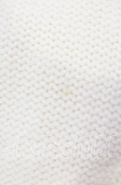 画像2: axes femme / Ｗ編み上げニットチュニック F キナリ O-25-12-09-034-AX-OP-OW-OS