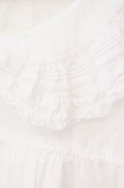 画像2: PINK HOUSE / リボンタイ付きローンブラウス  シロ O-25-12-09-036-LO-BL-OW-OS