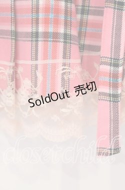 画像2: MILK / タータンチェックプリーツ巻きスカート  ピンク O-25-12-09-004-ML-SK-IG-OS