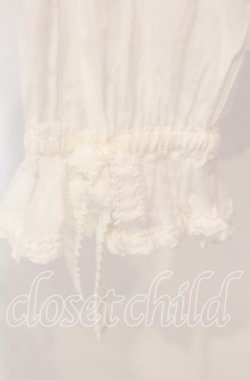 画像3: PINK HOUSE / リボンタイ付きローンブラウス  シロ O-25-12-09-036-LO-BL-OW-OS