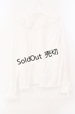 画像4: PINK HOUSE / リボンタイ付きローンブラウス  シロ O-25-12-09-036-LO-BL-OW-OS