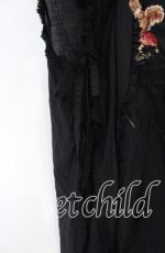 画像3: PINK HOUSE / ウィンターフォレストトリート刺繍タブリエ  クロ O-25-12-09-037-LO-OP-OW-ZT584 (3)