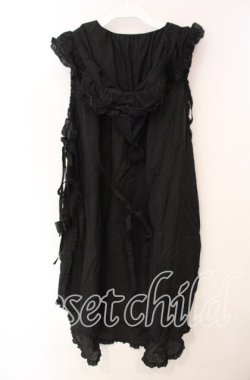 画像4: PINK HOUSE / ウィンターフォレストトリート刺繍タブリエ  クロ O-25-12-09-037-LO-OP-OW-OS