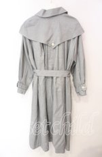 画像3: an another angelus / ヨークケープトレンチコート F クロ×シロ O-25-12-09-038-CA-CO-OW-ZTC009 (3)