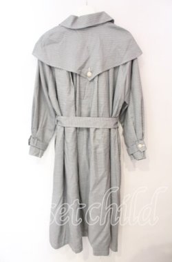 画像3: an another angelus / ヨークケープトレンチコート F クロ×シロ O-25-12-09-038-CA-CO-OW-OS