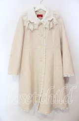 PINK HOUSE / ケミカルレース使いニードルパンチコート  アイボリー O-25-12-09-042-LO-CO-OW-OS