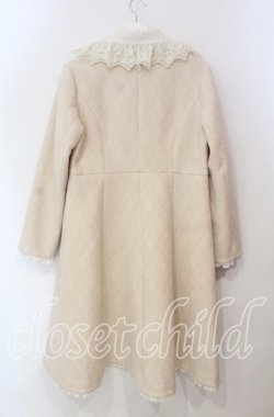 画像3: PINK HOUSE / ケミカルレース使いニードルパンチコート  アイボリー O-25-12-09-042-LO-CO-OW-OS