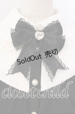 画像2: Secret Honey / 袖レースヨーク切り替えセットアップ  クロ O-25-12-09-001-CA-OP-OW-OS