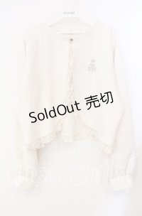 m petit by misako / MSKバラBフリルボレロ 4L アイボリー O-25-12-09-007-LO-TO-OW-OS