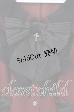 画像2: Secret Honey / ウエストレースアップラッフルワンピース  ワイン O-25-12-09-009-CA-OP-OW-OS