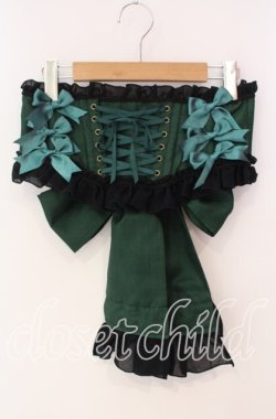 画像1: Enchantlic Enchantilly / リボンコルセット  グリーン O-25-12-09-011-LO-TO-OW-OS