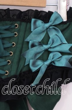 画像2: Enchantlic Enchantilly / リボンコルセット  グリーン O-25-12-09-011-LO-TO-OW-OS