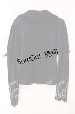 画像4: BABY,THE STARS SHINE BRIGHT / 丸衿ヨークカットソー  クロ（本体は真っ黒ではない） O-25-12-09-016-BA-TO-OW-OS