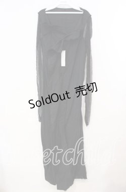 画像1: alice auaa / season60 [fabric doll]ガーゼワンピース 3 ブラック O-25-12-09-017-AA-TO-OW-OS