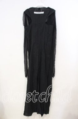 画像3: alice auaa / season60 [fabric doll]ガーゼワンピース 3 ブラック O-25-12-09-017-AA-TO-OW-OS