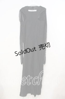 画像3: alice auaa / season60 [fabric doll]ガーゼワンピース 3 ブラック O-25-12-09-017-AA-TO-OW-OS